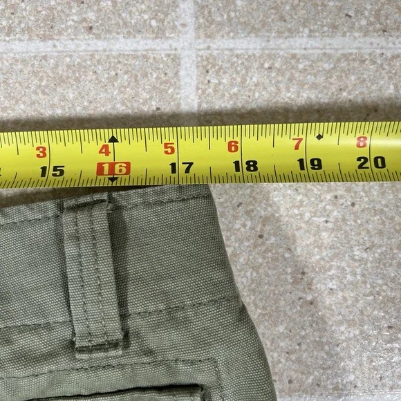 Vintage Y2K No Boundaries Cargo Pants Men 34x31 Olive Green Paratropper Baggy - Picture 7 of 9